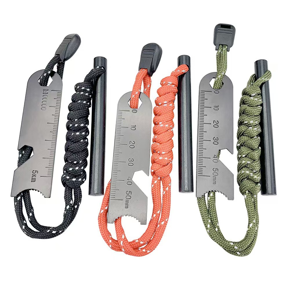 Ferro Rod Striker - Açık Hava Hayatta Kalma Ateş Başlatıcı
