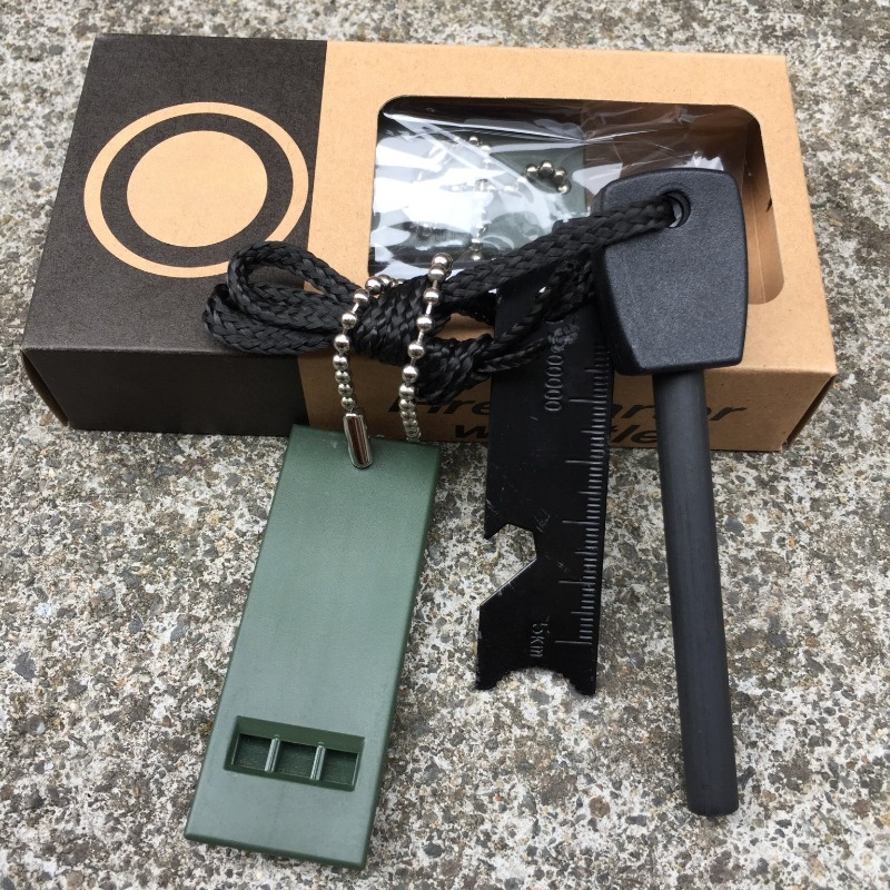 Ferro Rod Striker - Açık Hava Hayatta Kalma Ateş Başlatma