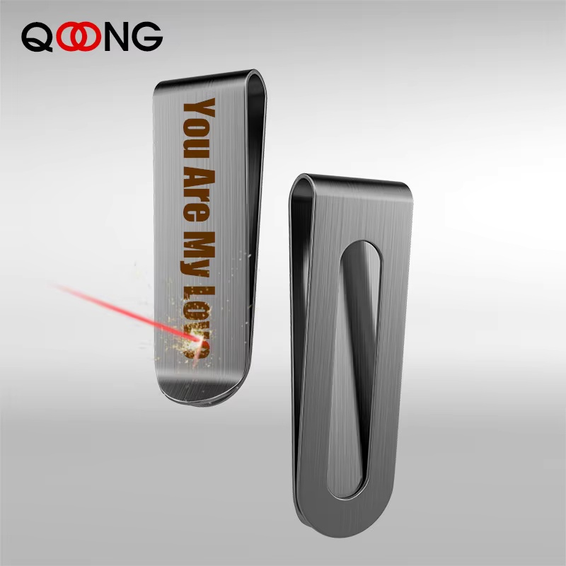 Money Clip Magnetic - Özel Yazılı 2 Stil Paslanmaz Çelik