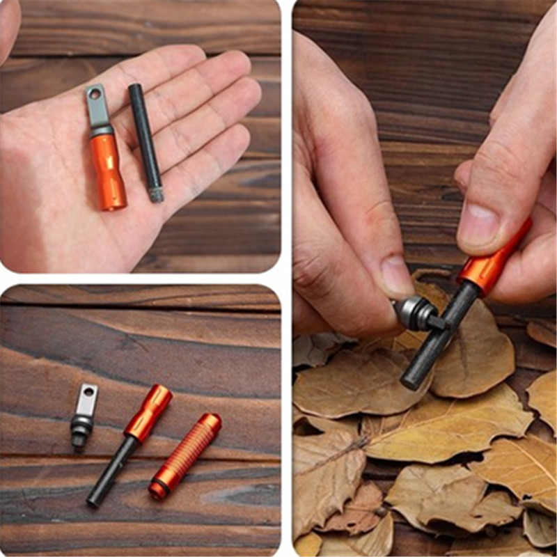 Ferro Rod Striker - Yeni Su Geçirmez Taşınabilir Çakmaktaşı Acil
