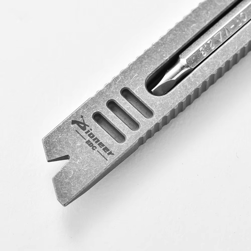 Titanyum EDC Levye Aleti, Bıça - Titanium Pry Bar incelemesi ve fiyatı