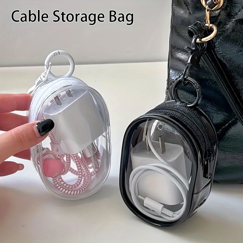 Taşınabilir Mini Şeffaf Fermua - Cable Winder Keychain incelemesi ve fiyatı