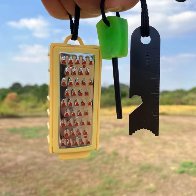 Taşınabilir Açık Hava Acil Dur - Ferro Rod Striker incelemesi ve fiyatı