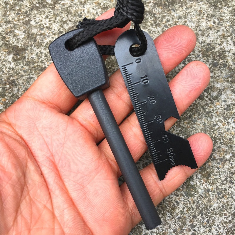 Açık Hava Hayatta Kalma Ateş B - Ferro Rod Striker incelemesi ve fiyatı