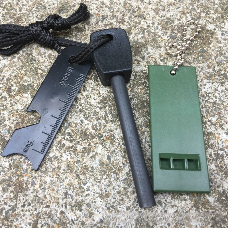 Açık Hava Hayatta Kalma Ateş B - Ferro Rod Striker incelemesi ve fiyatı