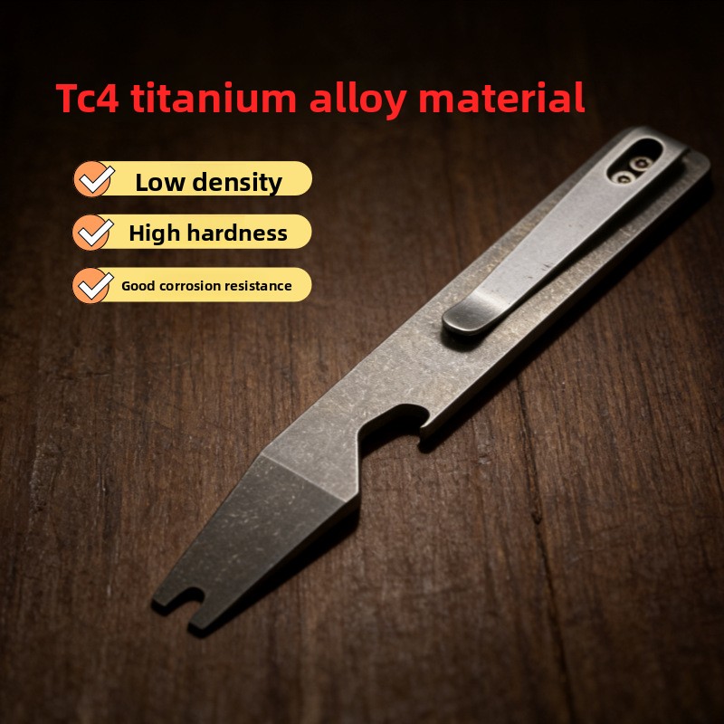 Titanyum Levye Çubuğu EDC Çok  - Titanium Pry Bar incelemesi ve fiyatı