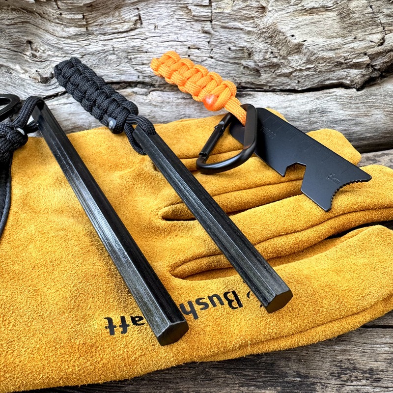 El dokuması halat altıgen çakm - Ferro Rod Striker incelemesi ve fiyatı