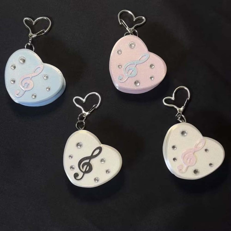 Gotik Nota Şeklinde Kalp Kablo - Cable Winder Keychain incelemesi ve fiyatı
