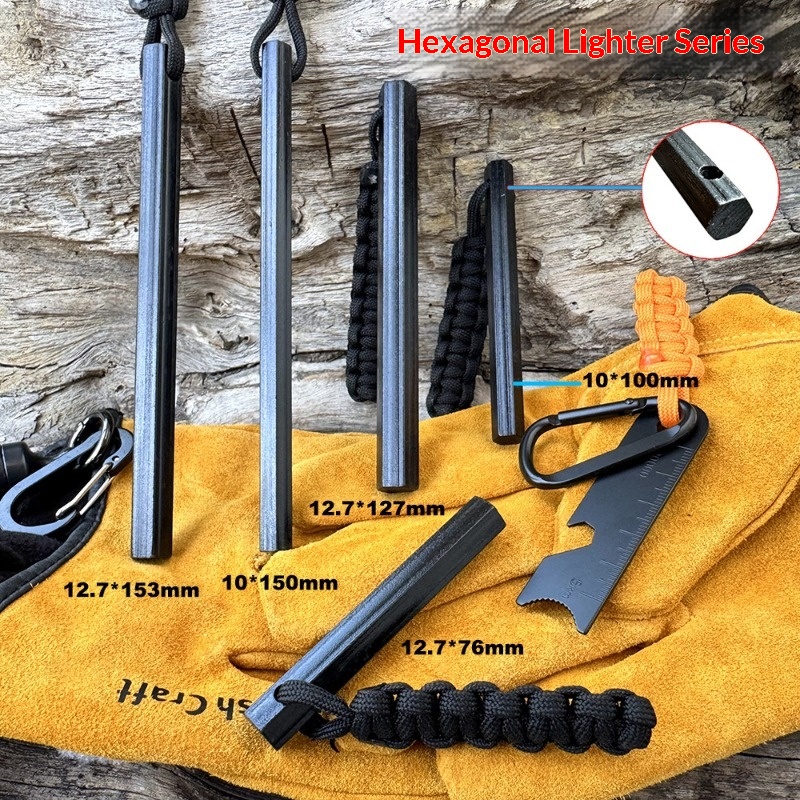 Yeni Rüzgar Geçirmez Ateş Başl - Ferro Rod Striker incelemesi ve fiyatı