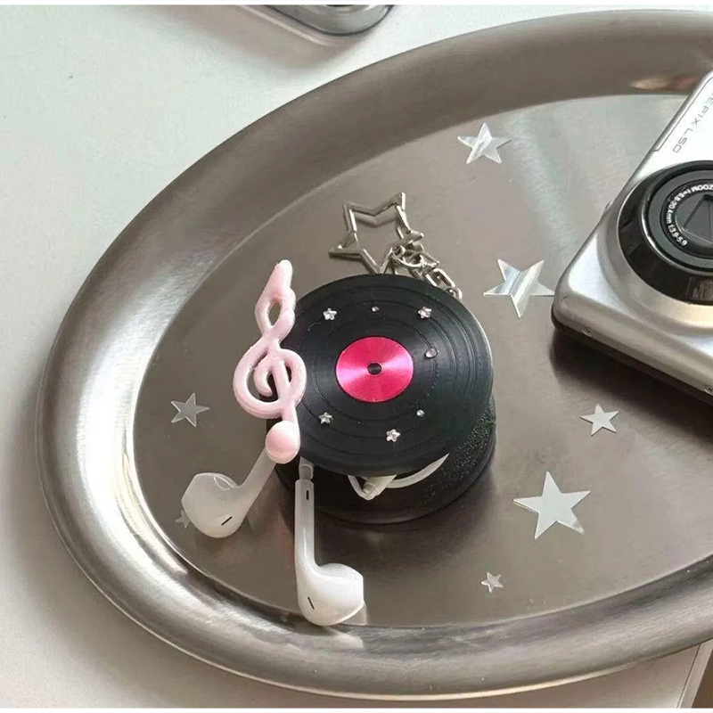 Kore Retro Vinil Plak Kulaklık - Cable Winder Keychain incelemesi ve fiyatı