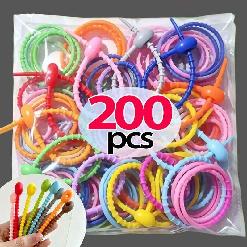 10/200 adet silikon kablo bağl - Cable Winder Keychain incelemesi ve fiyatı
