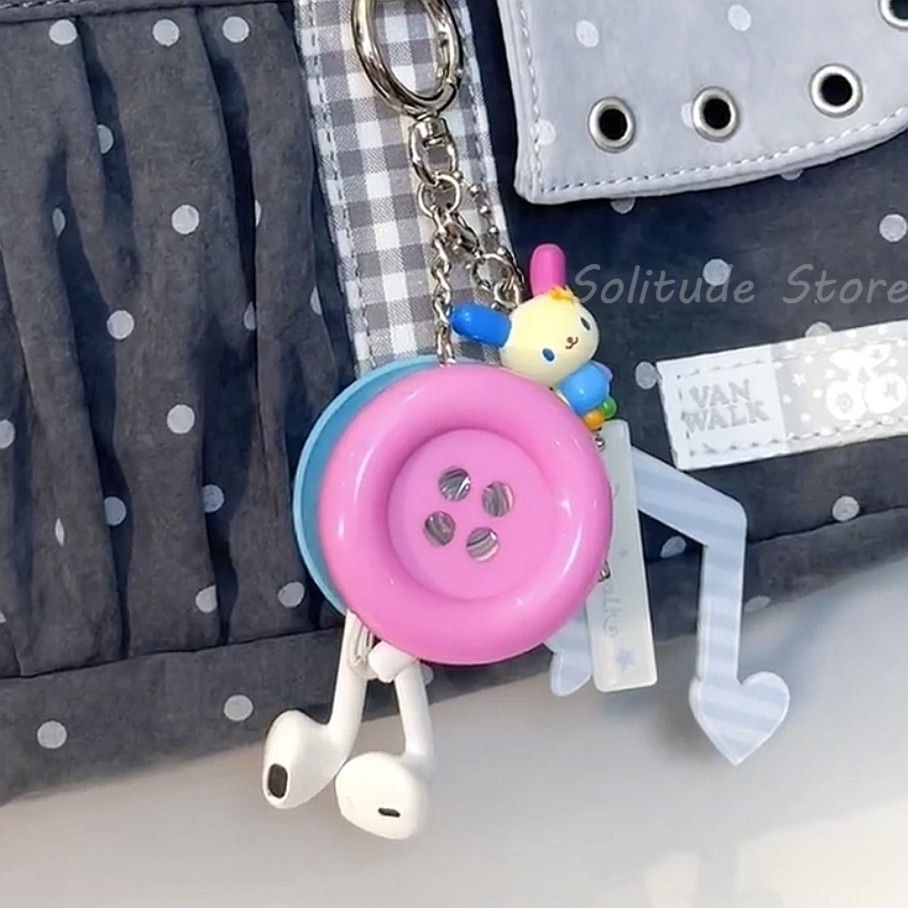 Vintage Y2K Ekstra Büyük Düğme - Cable Winder Keychain incelemesi ve fiyatı